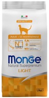 Photos - Cat Food Monge Speciality Line Adult Light Turkey 1.5 kg 