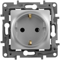 Photos - Socket Legrand Etika 672421 silver