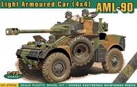Photos - Model Building Kit Ace Light Armoured Car (4x4) AML-90 (1:72) 