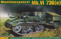 Photos - Model Building Kit Ace Munitionspanzer Mk.VI 736(e) (1:72) 