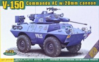Photos - Model Building Kit Ace V-150 Commando AC w/20mm Cannon (1:72) 