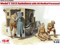 Model Building Kit ICM Ambulance with US Medical Personnel (1:35) 