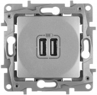 Photos - Socket Legrand Etika 672494 silver