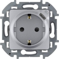 Photos - Socket Legrand Inspiria 673772 silver