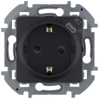 Photos - Socket Legrand Inspiria 673773 black