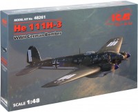 Photos - Model Building Kit ICM He 111H-3 (1:48) 