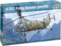 Model Building Kit ITALERI H-21C Flying Banana GunShip (1:48) 