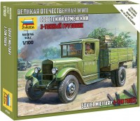 Model Building Kit Zvezda Soviet Military 3-Ton Truck (1:100) 