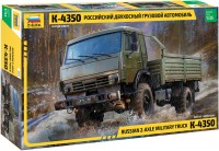 Model Building Kit Zvezda Russian 2-Axle Military Truck K-4350 (1:35) 