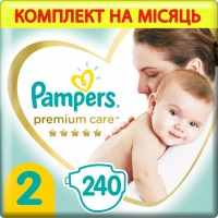 Photos - Nappies Pampers Premium Care 2 / 240 pcs 