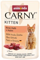 Photos - Cat Food Animonda Kitten Carny Beef/Veal/Chicken 85 g 