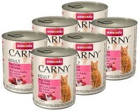 Photos - Cat Food Animonda Adult Carny Beef/Turkey/Shrimps  0.4 kg 6 pcs