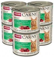 Cat Food Animonda Adult Carny Beef/Turkey/Rabbit  200 g 6 pcs