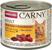 Photos - Cat Food Animonda Adult Carny Beef/Chicken/Duck  200 g