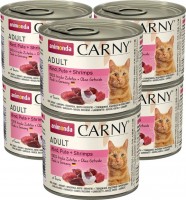 Photos - Cat Food Animonda Adult Carny Beef/Turkey/Shrimps  0.2 kg 6 pcs