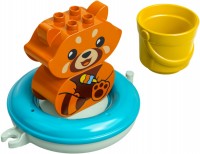 Construction Toy Lego Bath Time Fun Floating Red Panda 10964 