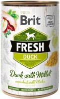 Photos - Dog Food Brit Fresh Duck with Millet 400 g 1