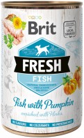 Photos - Dog Food Brit Fresh Fish with Pumpkin 400 g 1