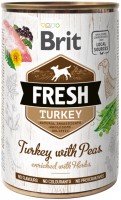 Dog Food Brit Fresh Turkey with Peas 400 g 1