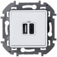 Photos - Socket Legrand Inspiria 673760 white