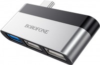 Photos - Card Reader / USB Hub Borofone DH1 