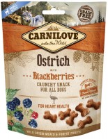 Dog Food Carnilove Crunchy Snack Ostrich with Blackberries 200 g 