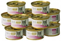 Photos - Cat Food Brit Care Canned Tuna/Salmon  12 pcs