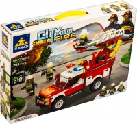 Photos - Construction Toy Kazi City Fire 80530 
