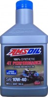Engine Oil AMSoil 100% Synthetic 4T Performance Motorcycle Oil 10W-40 1L 1 L