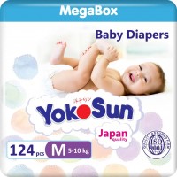 Photos - Nappies Yokosun Diapers M / 124 pcs 