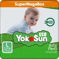 Photos - Nappies Yokosun Eco Pants L / 176 pcs 