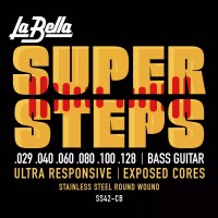 Photos - Strings La Bella Super Steps Standard 6-String 29-128 