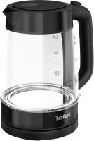 Photos - Electric Kettle Tefal Glass kettle KI840830 2200 W 1.7 L  black