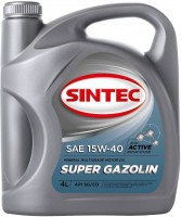 Photos - Engine Oil Sintec Super Gazolin 15W-40 4 L