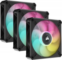 Photos - Computer Cooling Corsair iCUE ML120 RGB ELITE Premium Triple Fan Kit Black 