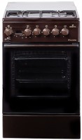 Photos - Cooker Greta 1470-GE-55A BR CHr brown