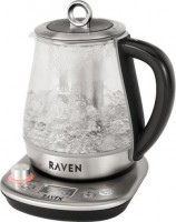Photos - Electric Kettle RAVEN EC 015 2400 W 1.5 L  stainless steel