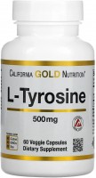 Photos - Amino Acid California Gold Nutrition L-Tyrosine 500 mg 60 cap 