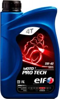 Photos - Engine Oil ELF Moto 4 Pro Tech 5W-40 1L 1 L