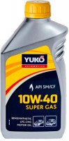 Photos - Engine Oil YUKO Super GAS 10W-40 1 L