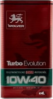Photos - Engine Oil Wolver Turbo Evolution 10W-40 4 L