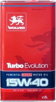 Photos - Engine Oil Wolver Turbo Evolution 15W-40 5 L