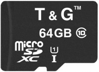Photos - Memory Card T&G microSDXC class 10 UHS-I 64 GB