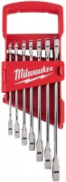 Photos - Tool Kit Milwaukee MAX BITE ratcheting imperial combination spanner set 7 pc (4932464995) 