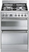 Photos - Cooker Smeg SUK62MX8 stainless steel