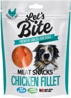 Photos - Dog Food Brit Let's Bite Meat Snacks Chicken Fillet 80 g 1