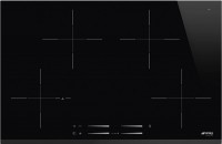 Photos - Hob Smeg SI7844B black