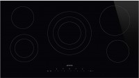 Photos - Hob Smeg SE395ETDL black