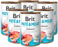 Photos - Dog Food Brit Pate&Meat Salmon 6