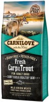 Photos - Dog Food Carnilove Adult Fresh Carp/Trout 1.5 kg